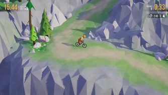 Lonely Mountains: Downhill_Switch gameplay