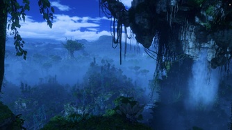 Avatar: Frontiers of Pandora_Ascent and landscapes in SDR (GeForce NOW)
