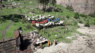 Crimson Desert_Cloth and Hair Simulation