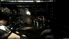 Resident Evil 5_Warehouse gameplay