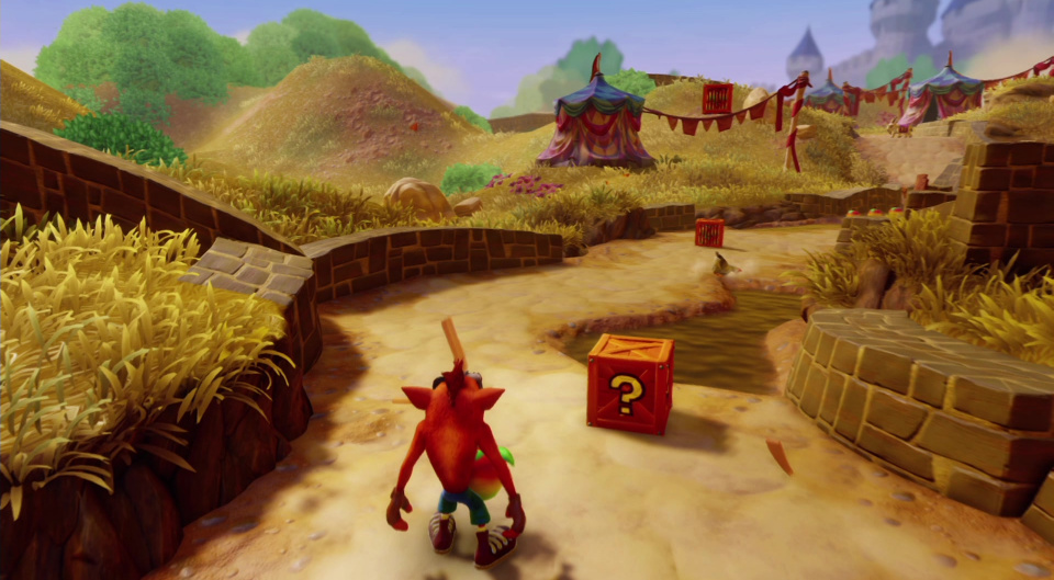 Virksomhedsbeskrivelse mikrofon banner Crash Bandicoot N. Sane Trilogy - Gamersyde